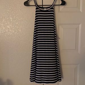 Old navy sleeveless striped mini dress